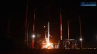South Korean startup Innospace launches its first Hanbit-Nano rocket from Alcantara Space Center in Brazil. The launch failed about a minute after liftoff.