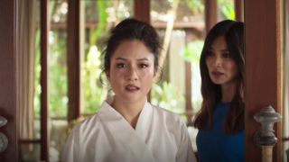 Gemma Chan and Constance Wu in Crazy Rich Asians