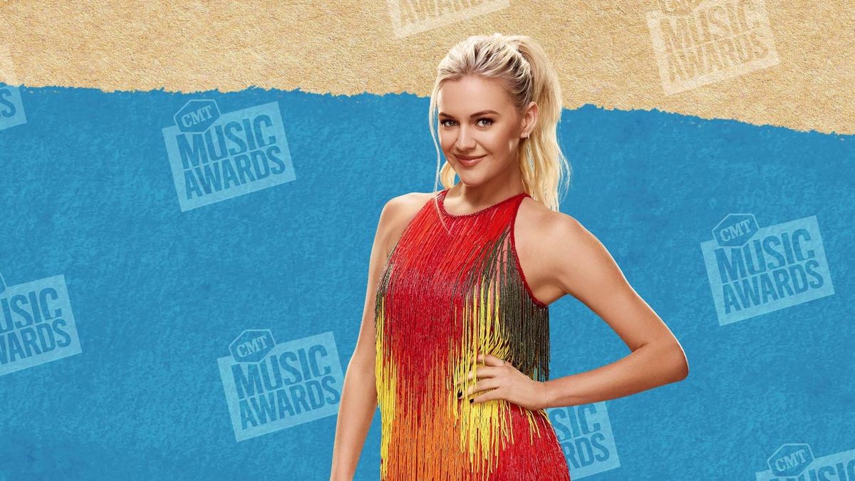 Host Kelsea Ballerini in a promotional image for the 2024 CMT Music Awards