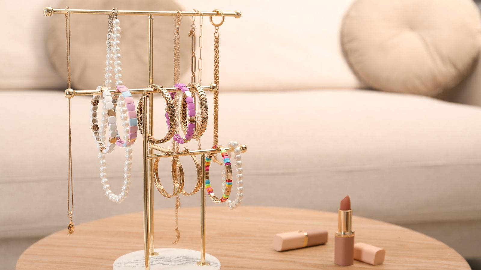 Coral Tree Jewelry Organizer Display Stand For Home, Necklace, Ring,  Earring, Bracelet Holder | SHEIN UK