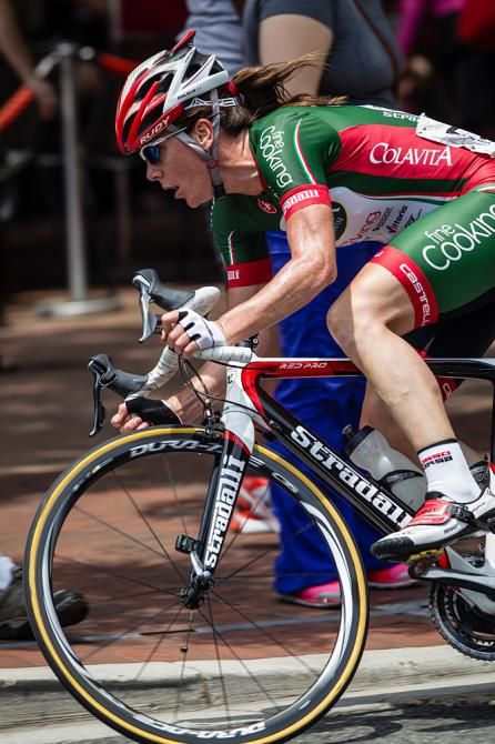 Olivia Dillon (Colavita) spent most of the race off by herself