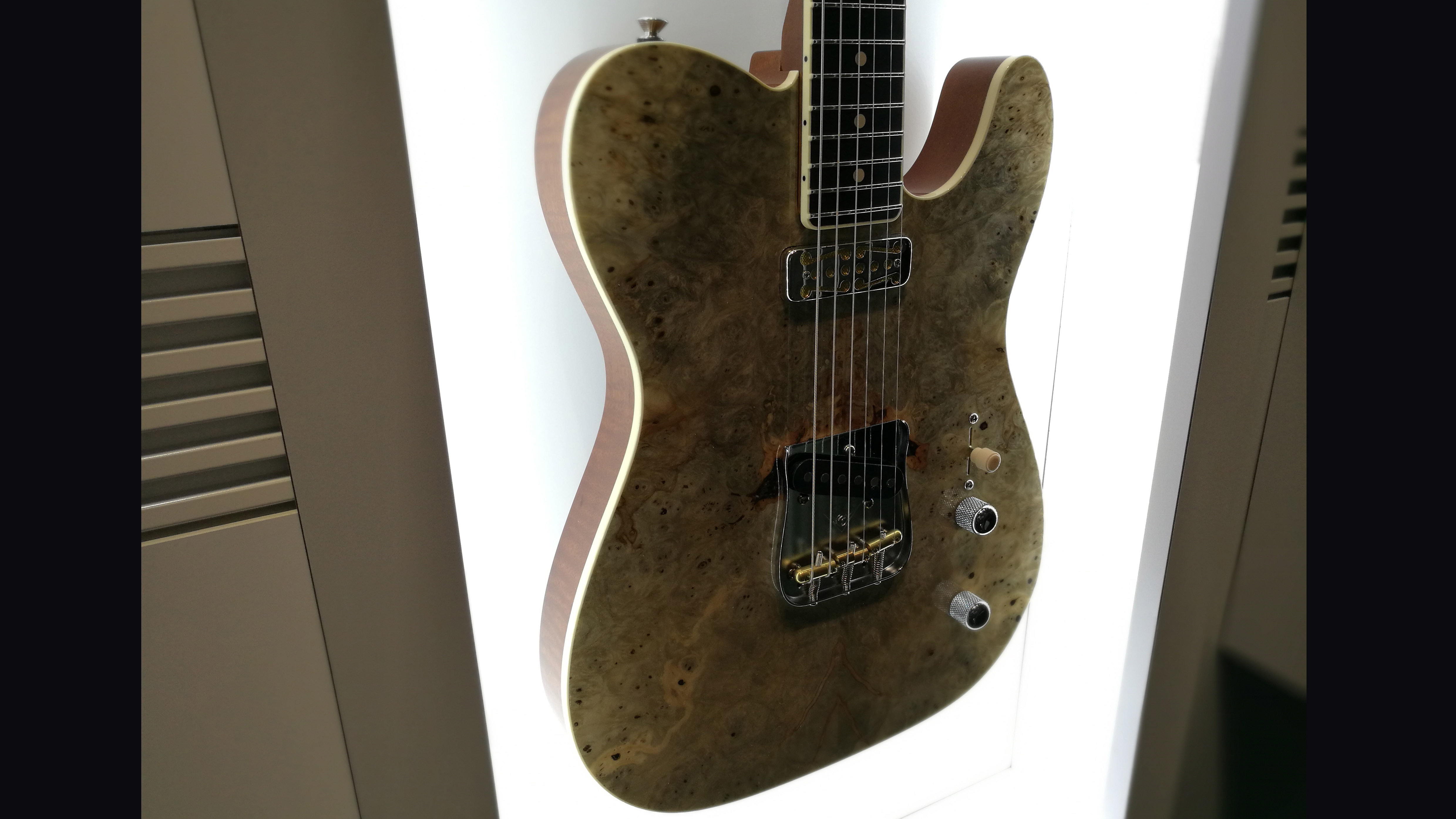 Dale Wilson: Buckeye Burl Top Tele - $11,000