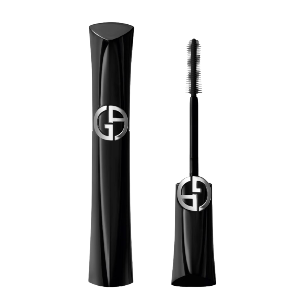 A product shot of the Armani Vertigo Lift Mascara, on white background