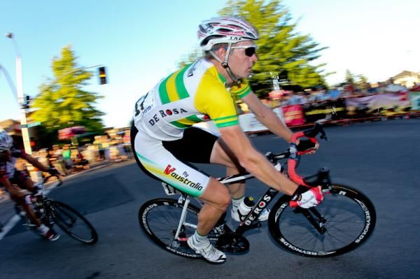 A Fly V Australia rider in action