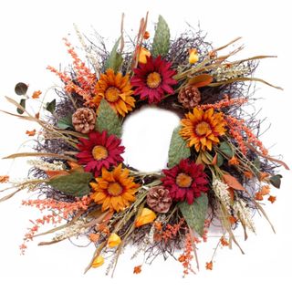 24 Inch Fall Wreaths for Front Door