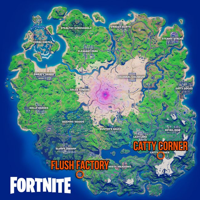 Fortnite evidence locations Where to plant the evidence
