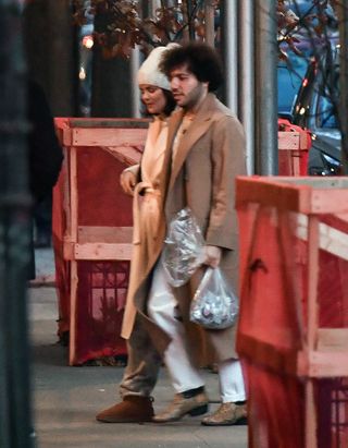 Selena Gomez and Benny Blanco spotted for the first time together since engagement news in New York City. The happy couple head out to a holiday party on Christmas night. The pop superstar and actress shared that Benny popped the question recently after a year of dating.