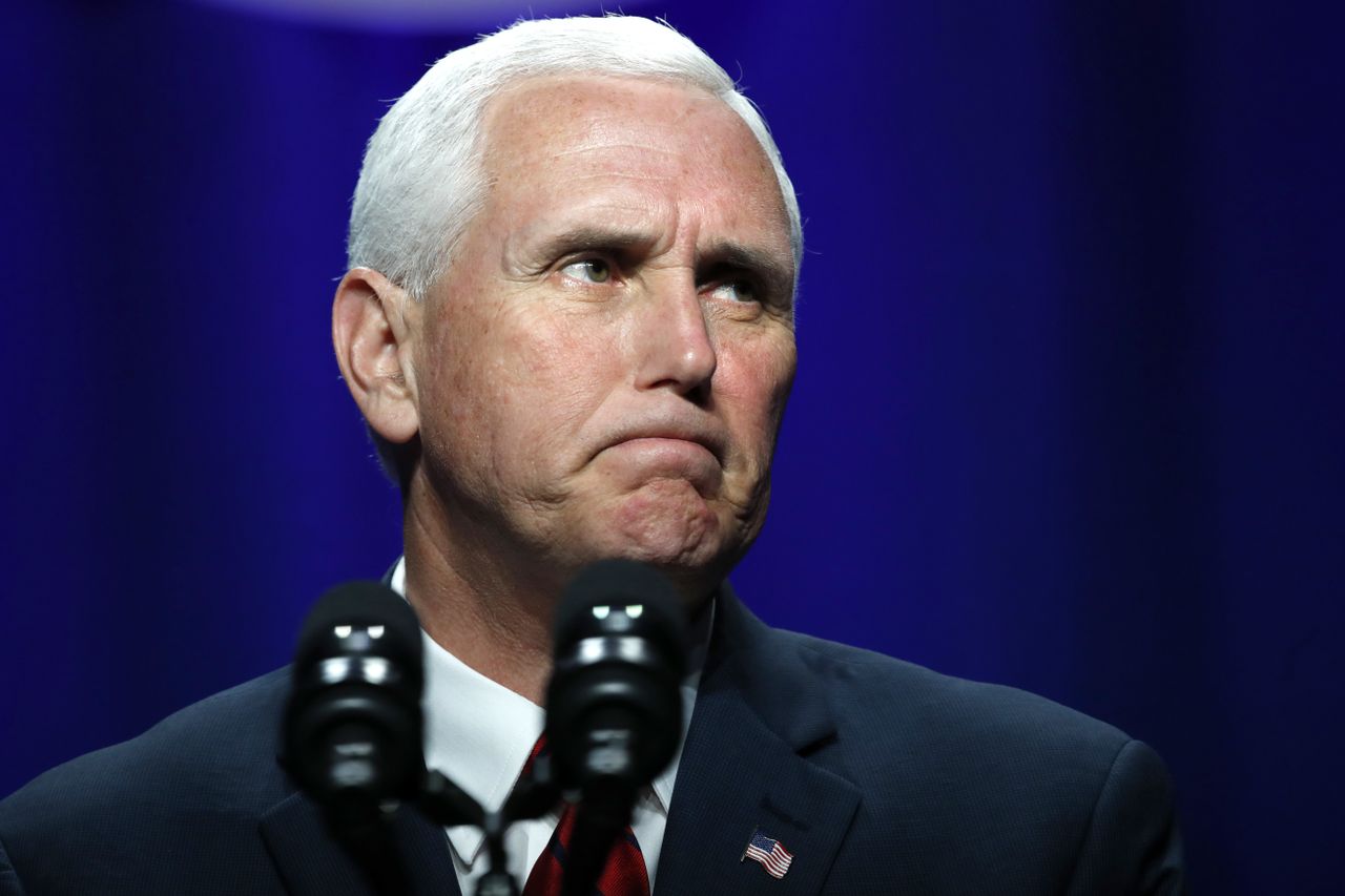 Vice President Mike Pence speaks at the National Catholic Prayer Breakfast.