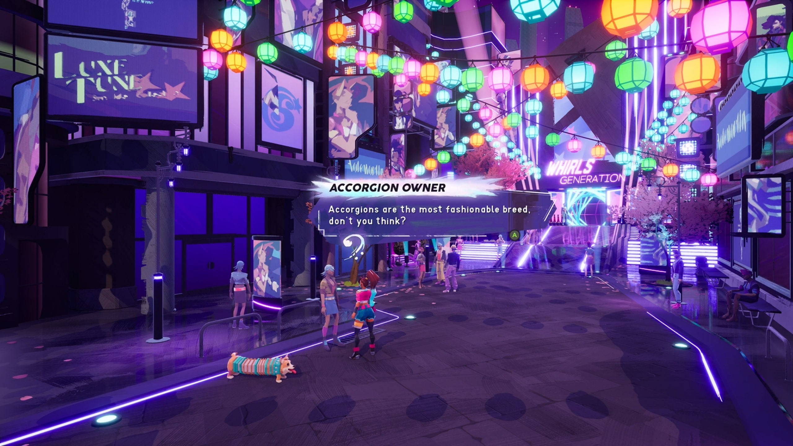 Screenshots of the musical rhythm turn-based RPG, People of Note, by Iridium Studios and Annapurna Interactive.