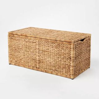 Natural Woven Storage Bench