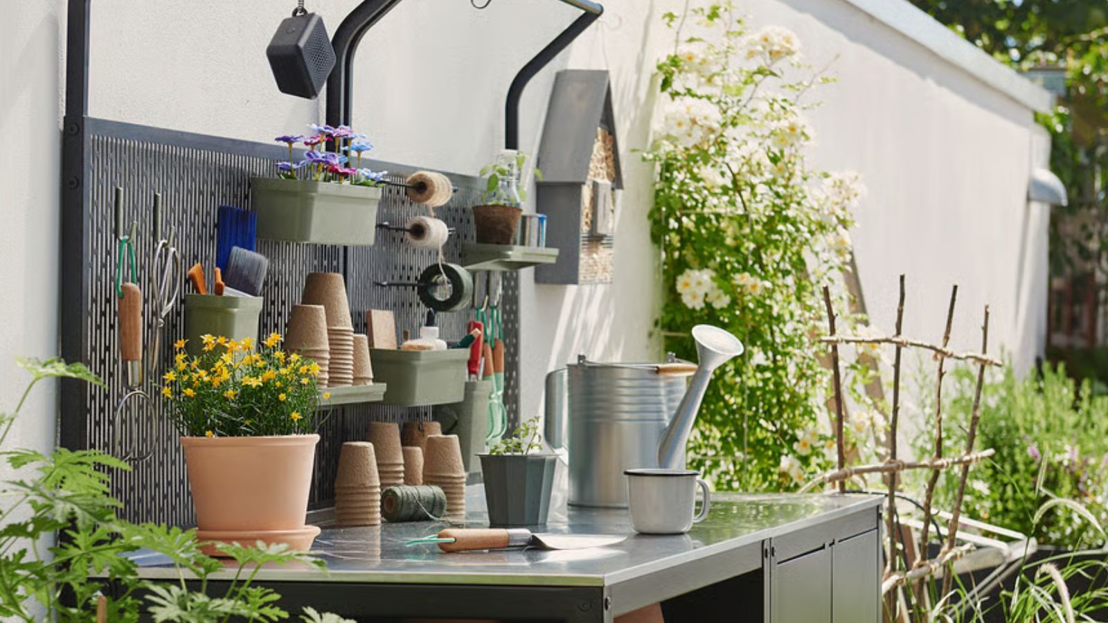 IKEA's 2-in-1 Outdoor Kitchen Makes the Perfect Potting Bench – From Summer Gardening to Al Fresco Hosting, it Can Do it All