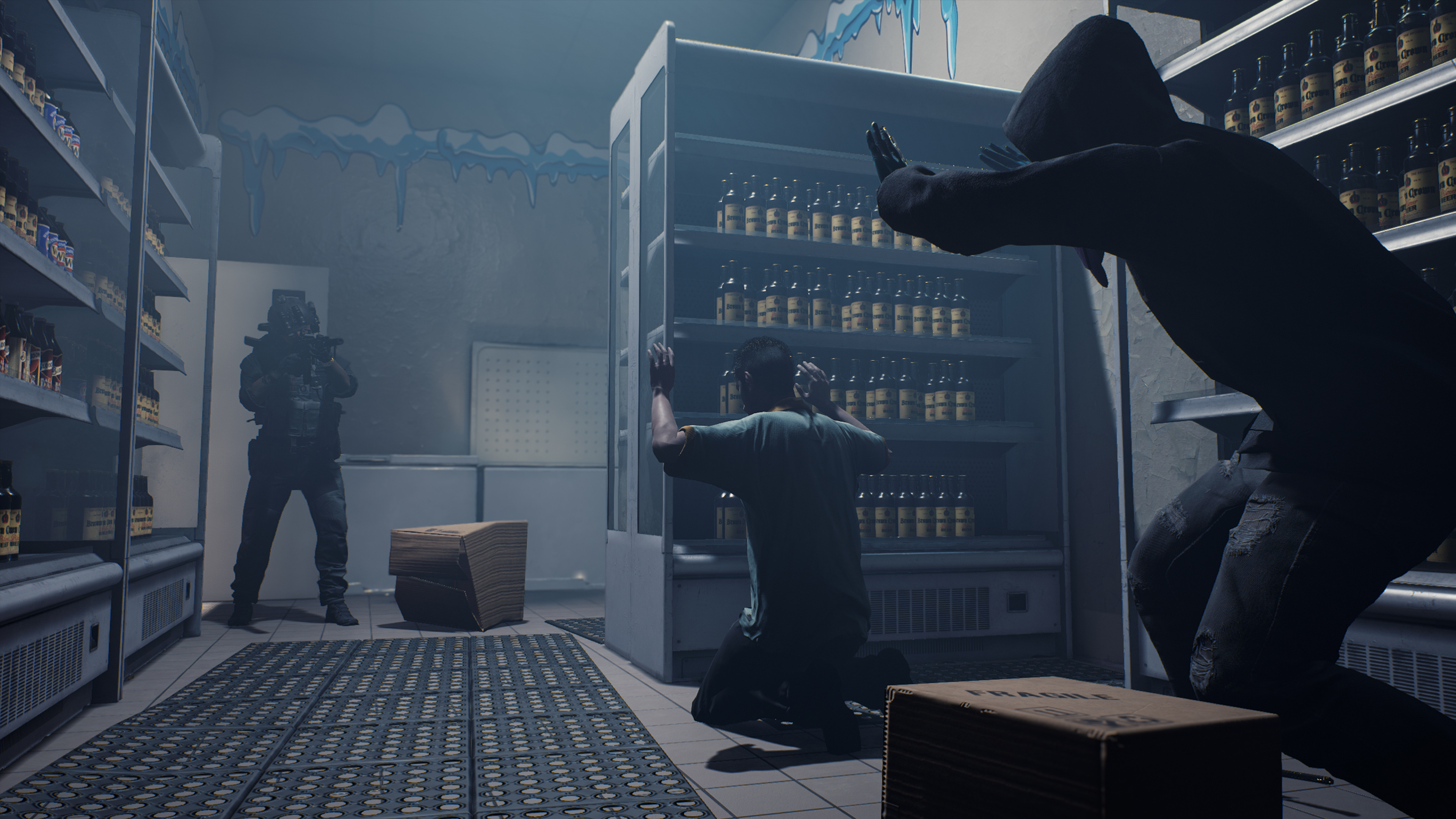 Ready or Not; screens from a police action video game