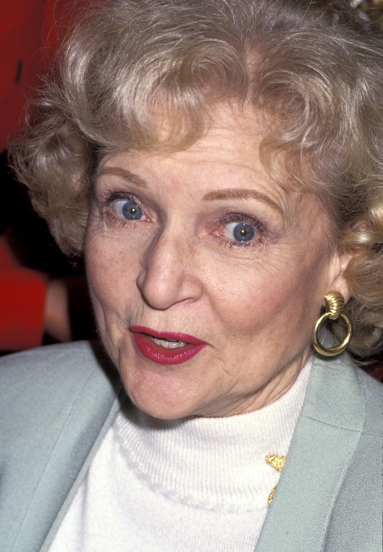 Betty White during the book signing of Top Dog in 1991