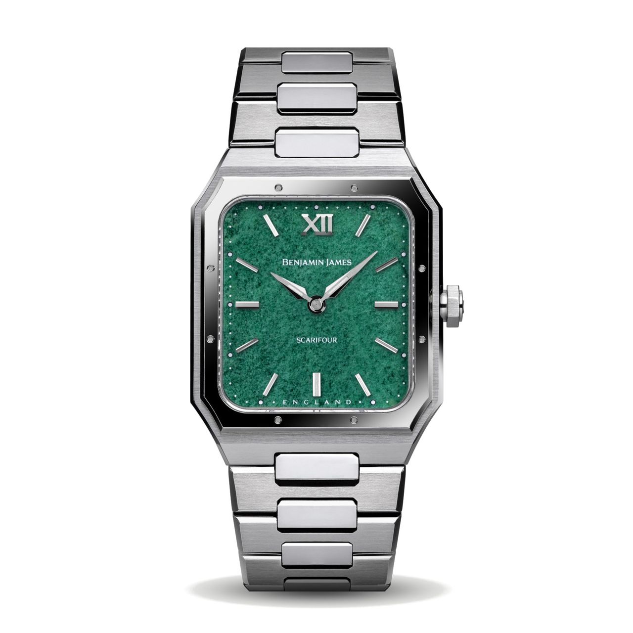 Benjamin James Watches in Jade from different angles