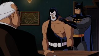 Batman takes Bane to Rupert Thorne on Batman: The Animated Series