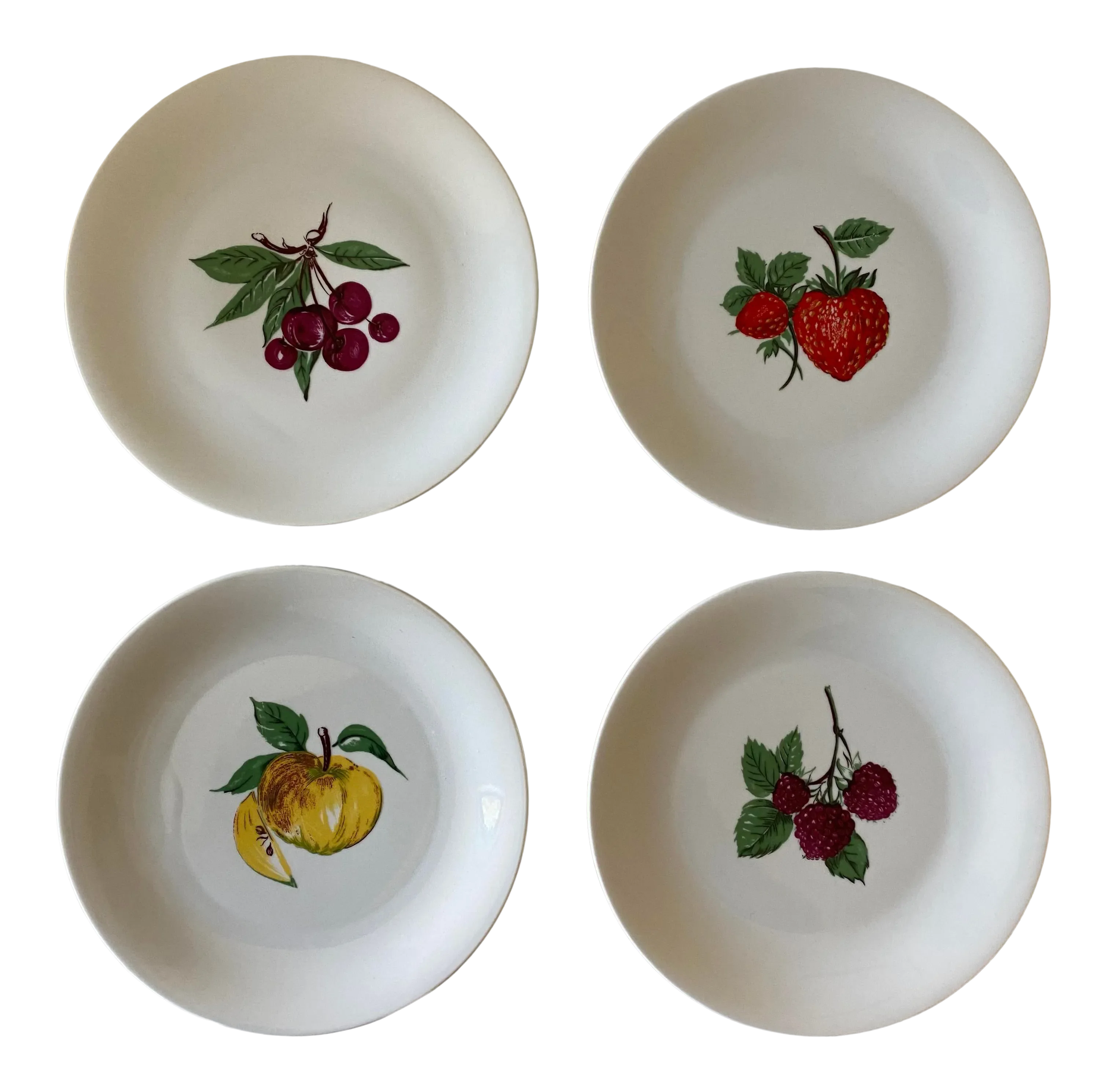 Vintage Seltmann Widen Fruit Plates - Set of 4