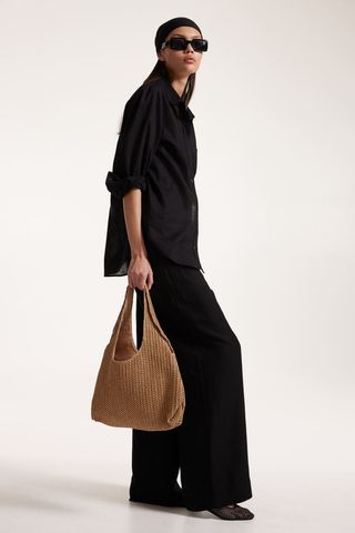 Straw Shoulder Bag