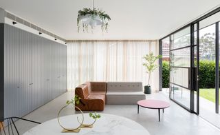 The new spaces connects seamlessly to the garden