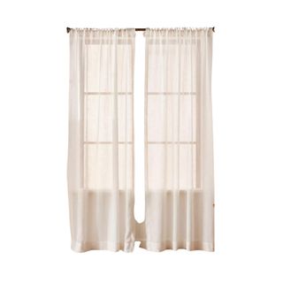 Lena Sheer Curtain from Anthropologie in ivory