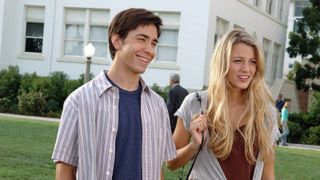 Justin Long and Blake Lively in Accepted