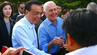 Malcolm Turnbull and Li Keqiang