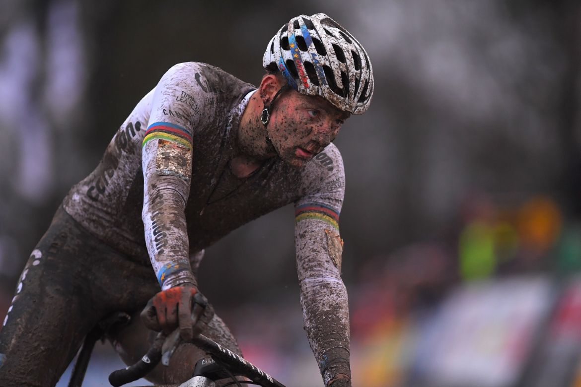 Mathieu van der Poel on her way to victory