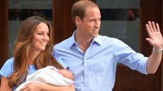 baby moment Kate and William practiced