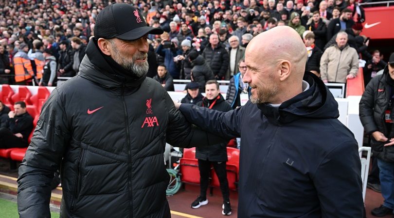 Erik ten Hag and Jurgen Klopp