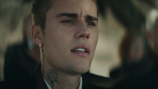 Justin Bieber in Ghost music video