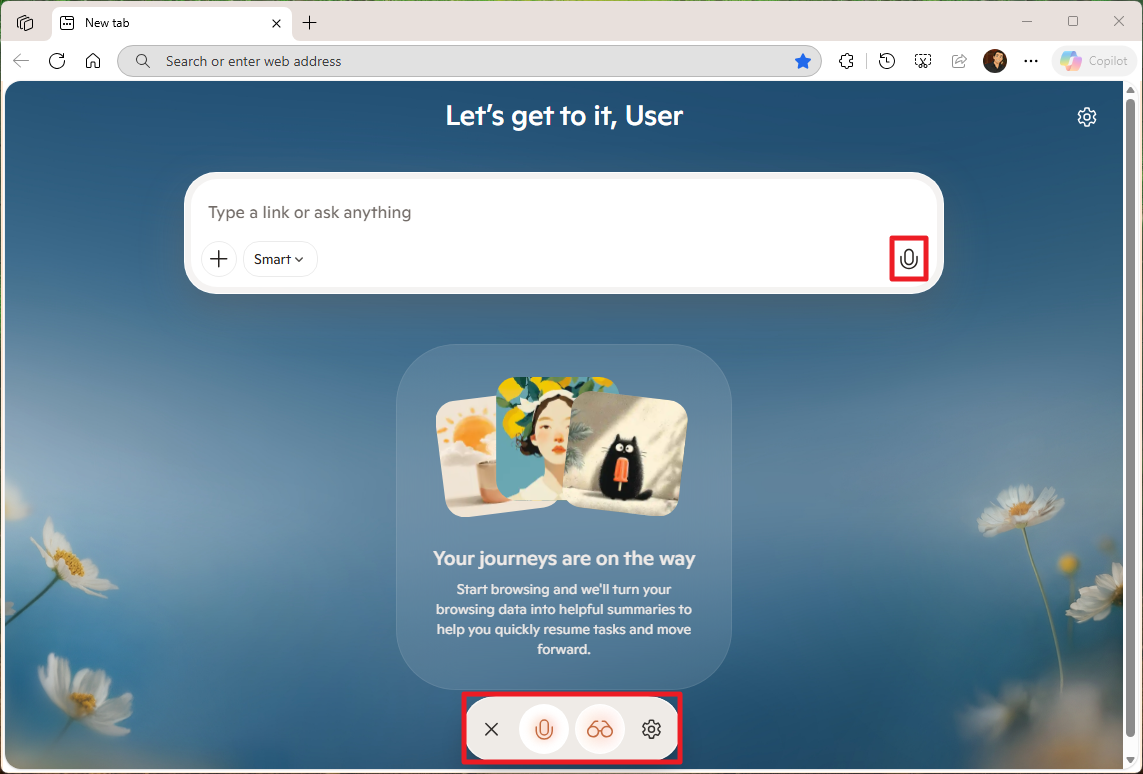 Copilot Voice and Vision in Edge
