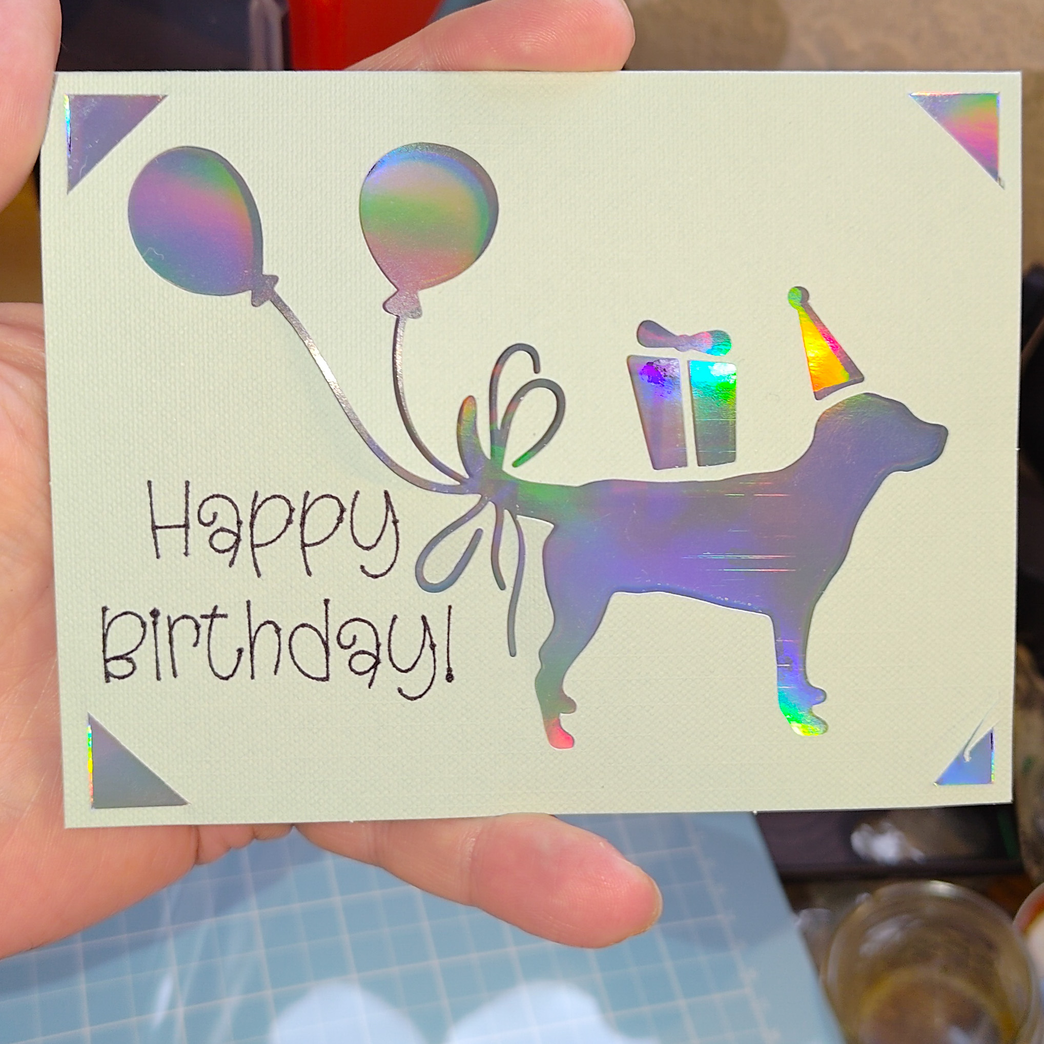 Cards and crafts made with the Cricut JoyXtra machine