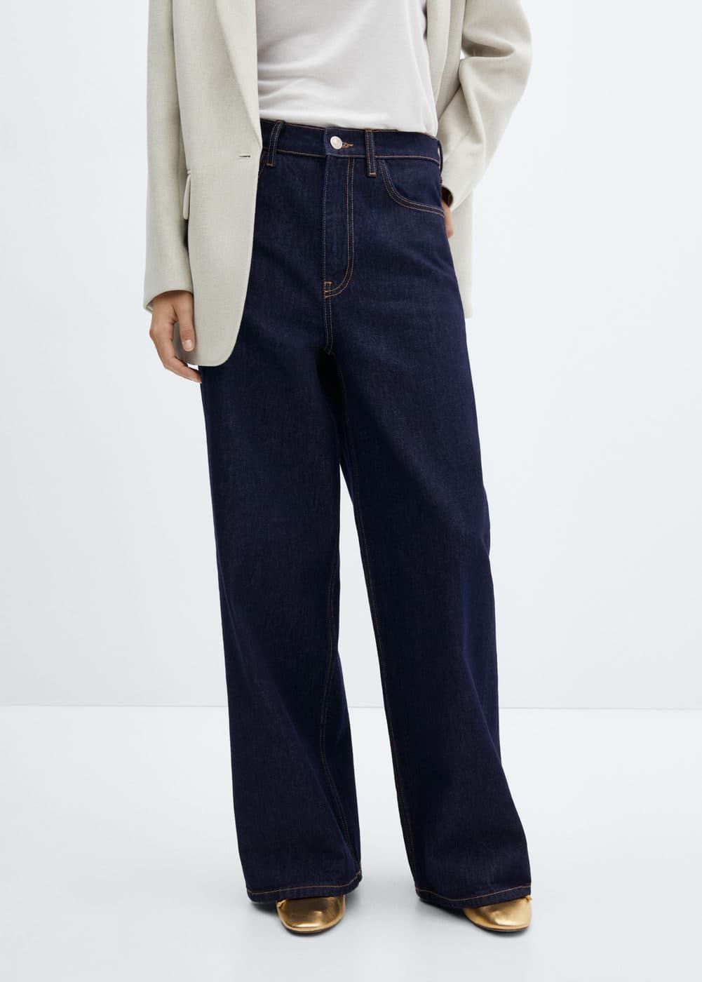 Low Waist Wideleg Jeans - Women