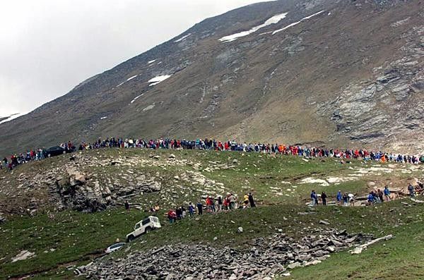 Colle dell'Agnello brought out the fans.