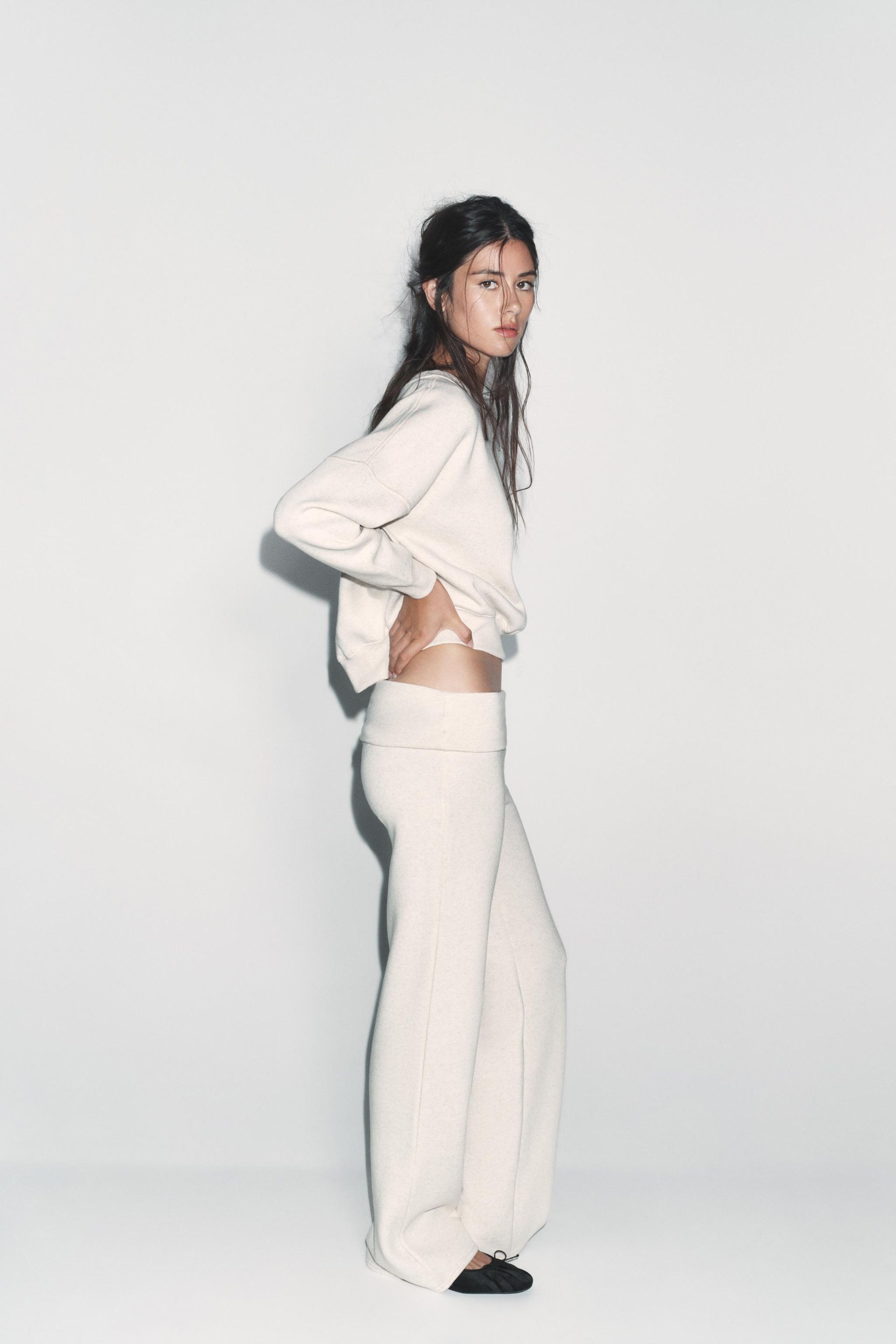 Cuffed Waist Pants