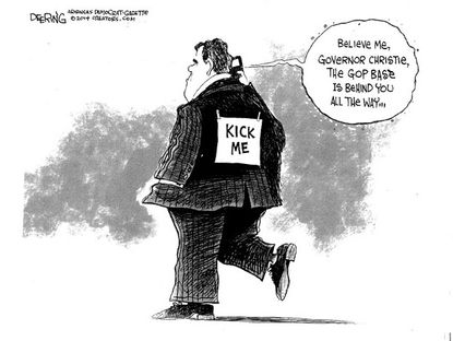 Political cartoon Chris Christie