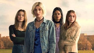 Claudia Jessie, Jodie Whittaker, Karla Crome, and Aimee Lou Wood in "Toxic Town" poster coming soon to Netflix