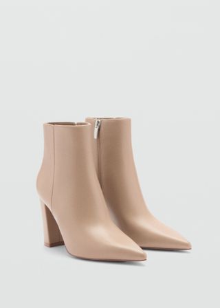 Pointed Heel Ankle Boot - Women | Mango United Kingdom