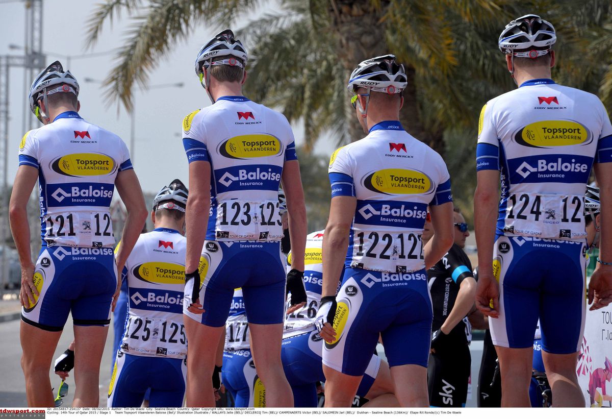 Topsport Vlaanderen-Baloise at the Tour of Qatar.