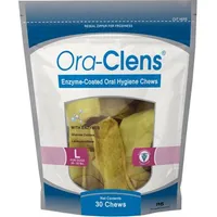 Ora-Clens Oral Hygiene Chews Large (30 Chews)
|RRP: $20.99 | Now: $14.93 | Save: $4.40 (21%) at Entirely Pets