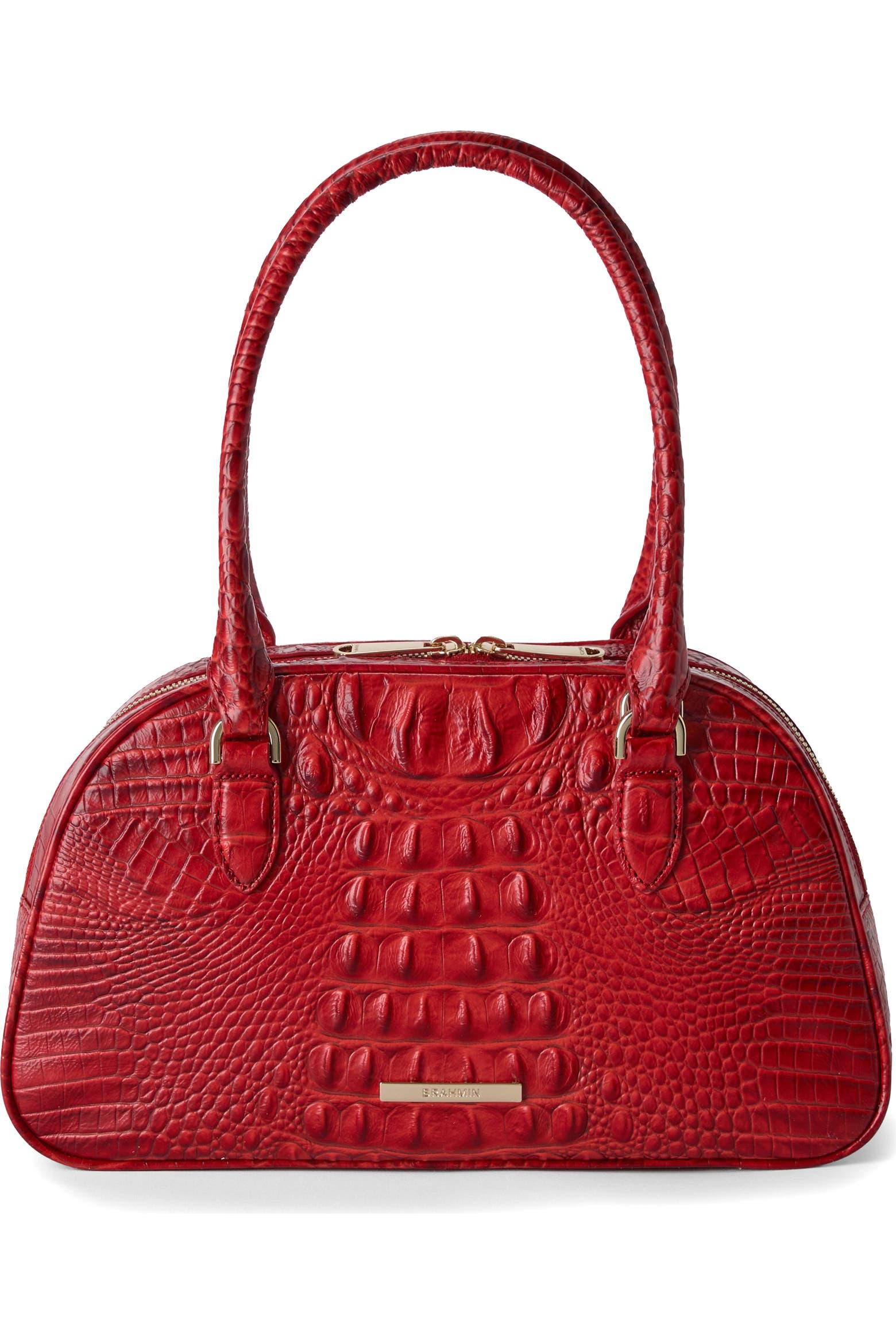 Brahmin, Angie Leather Barrel Bag