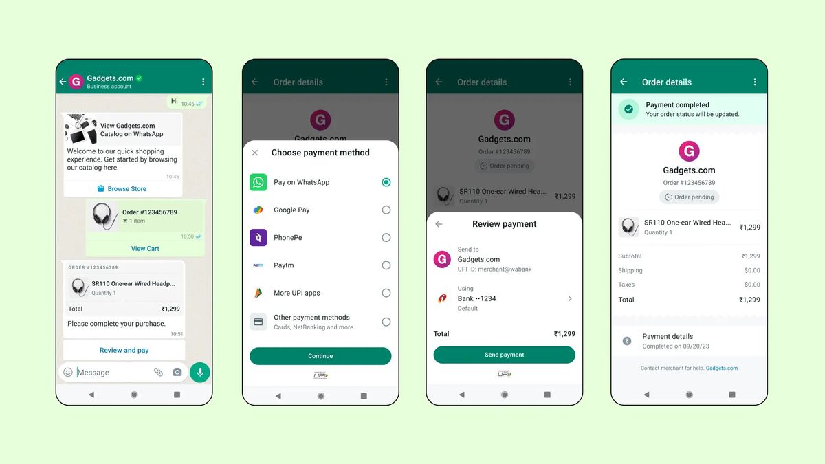WhatsApp debuts new in-app shopping features and more
