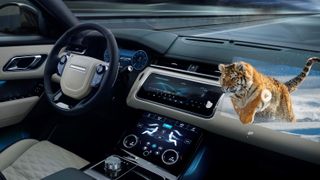 Jaguar Land Rover in-car 3D display