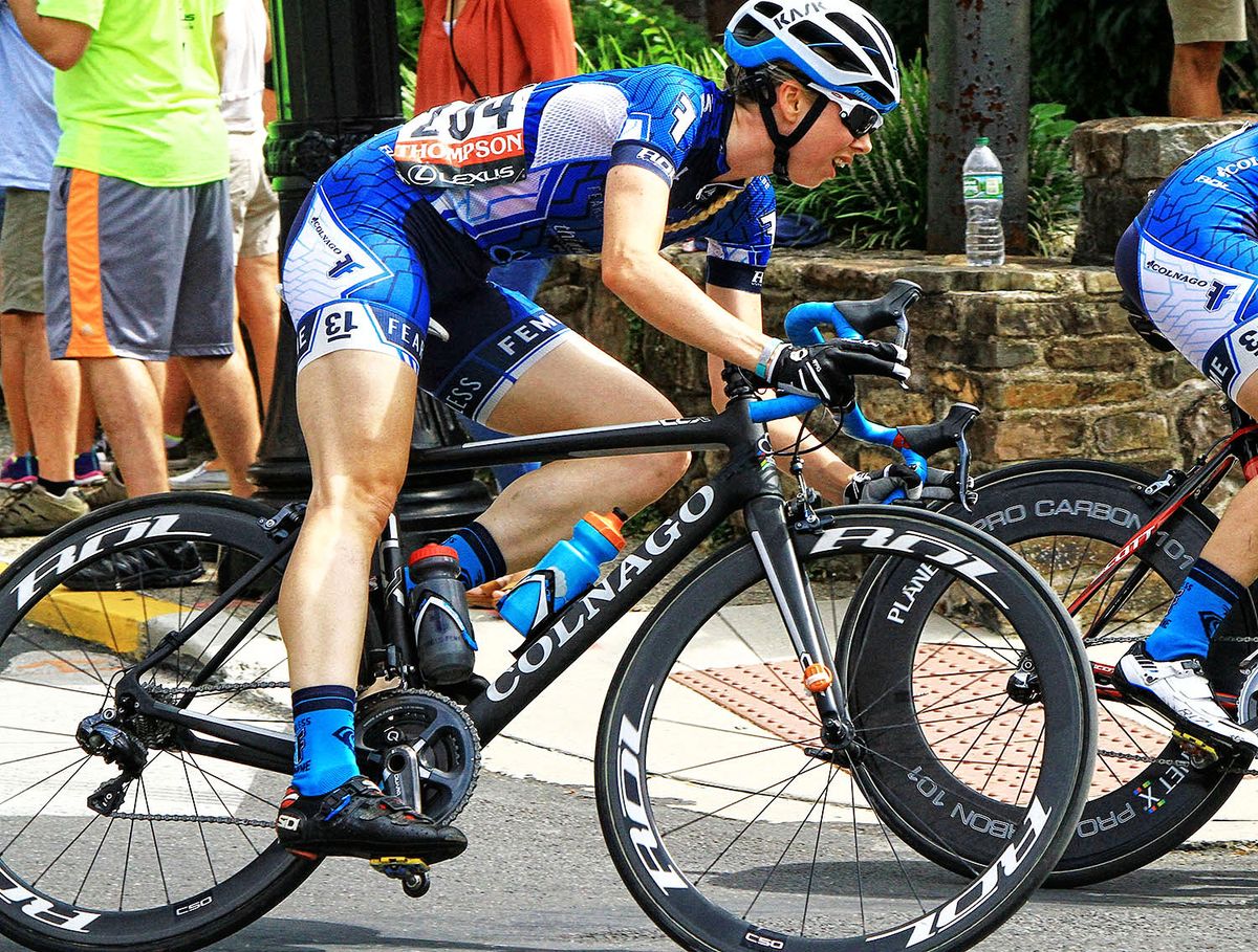 2015&rsquo;s winner, Amy Cutler (Fearless Femme Racing) comes to form off an early injury