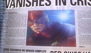 the flash newspaper photo vanishes in crisis