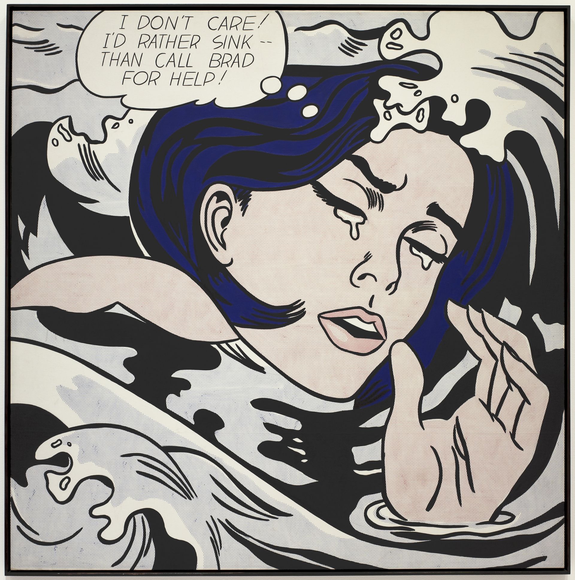 Roy Lichtenstein's brightly coloured works