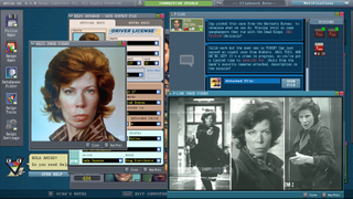 Vice Undercover - a retro computer interface for solving a crime