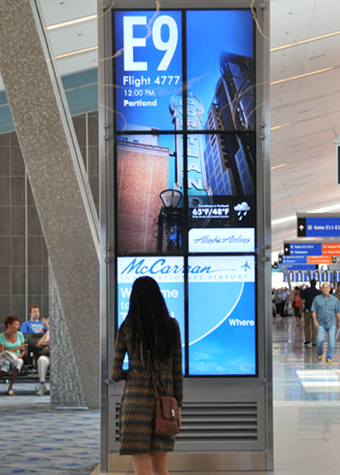 Four Winds Interactive at McCarran Airport’s New Terminal