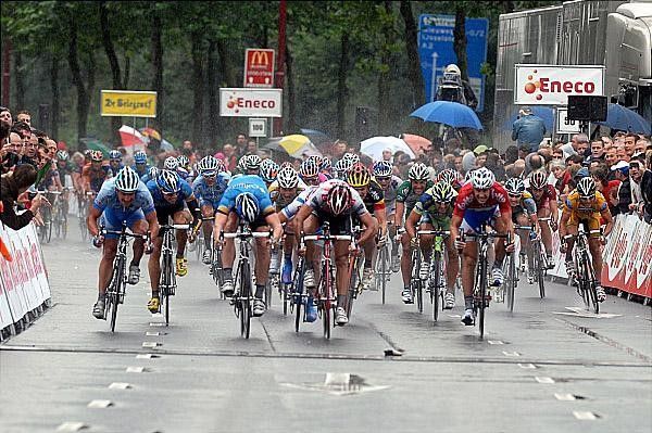 A tight sprint on a wet day is always a bit dangerous, too.