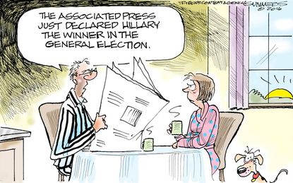 Political cartoon U.S. Hillary Clinton Associated Press