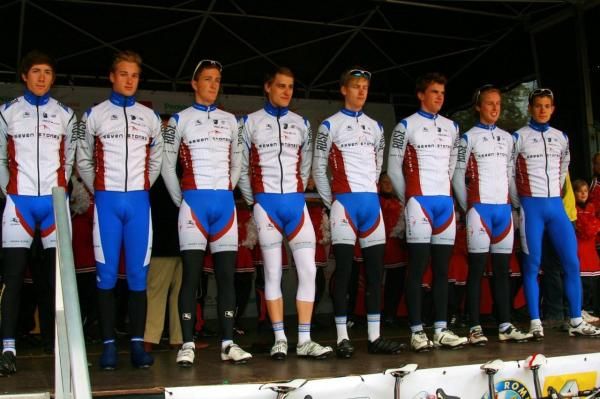 Team Seven Stones on the podium.